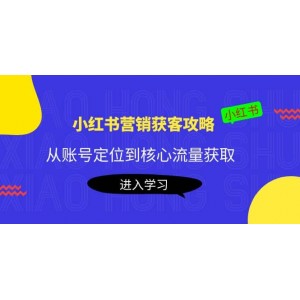 小紅書營(yíng)銷獲客攻略：從賬號(hào)定位到核心流量獲取，爆款筆記打造