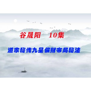 谷晟陽道家秘傳九星催財布局秘法 10集