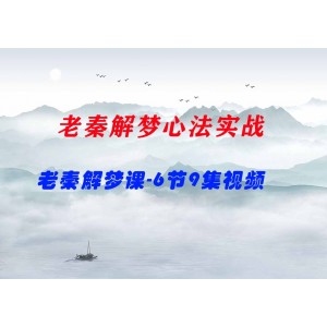 老秦解夢(mèng)課-老秦解夢(mèng)心法實(shí)戰(zhàn)6節(jié)9集視頻