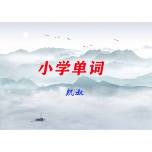 【凱叔】小學單詞 讀的準記得牢