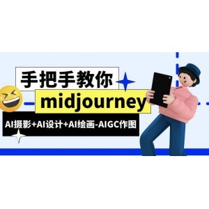 midjourney新手入門基礎(chǔ)，AI攝影 AI設(shè)計 AI繪畫-AIGC作圖（59節(jié)課時）