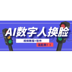 AI數(shù)字人換臉，可做直播（教程 軟件）