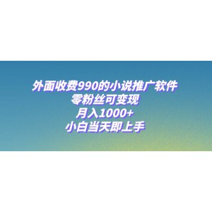 小說推廣神器：零粉絲也能變現(xiàn)，月入1000，小白快速上手【附189G素材】