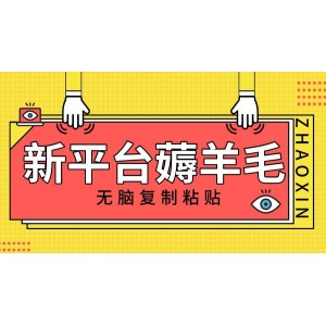 新平臺(tái)擼收益：無(wú)腦復(fù)制粘貼，1萬(wàn)閱讀收益100元！可多號(hào)矩陣操作！