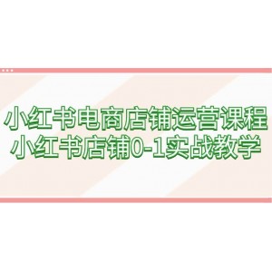 小紅書電商店鋪運營實戰(zhàn)課程：從零到一全面解析，60節(jié)精品課程助你快速上手