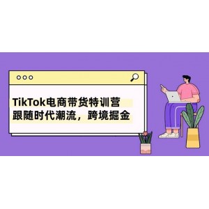 TikTok電商帶貨精英班：把握時(shí)代脈搏，跨境開啟財(cái)富之旅（8節(jié)課程）