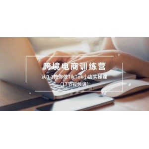 TikTok跨境電商實(shí)戰(zhàn)營(yíng)：17節(jié)視頻課助你零基礎(chǔ)打造爆款小店