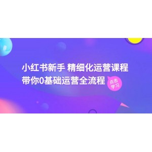 小紅書電商新手入門寶典：精細(xì)化運(yùn)營(yíng)全攻略，零基礎(chǔ)打造運(yùn)營(yíng)之路（含41節(jié)視頻課程）